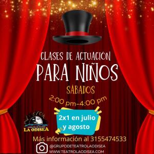 CLASES DE ACTUACIÓN PARA NIÑ@S 